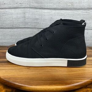 Strauss + Ramm The Chukka Sneaker Black Knit Boot Men’s Shoe Size 11